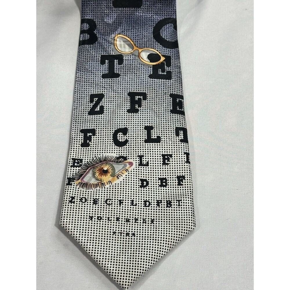 Eye Doctor Optometrist Ophthalmologist 20/20 Novelty Necktie Steven Harris